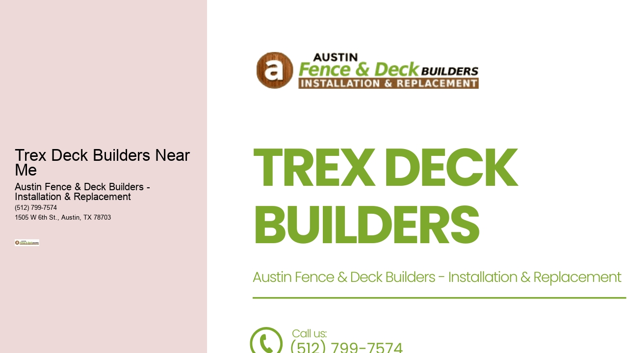 Trex Deck Builders Near Me